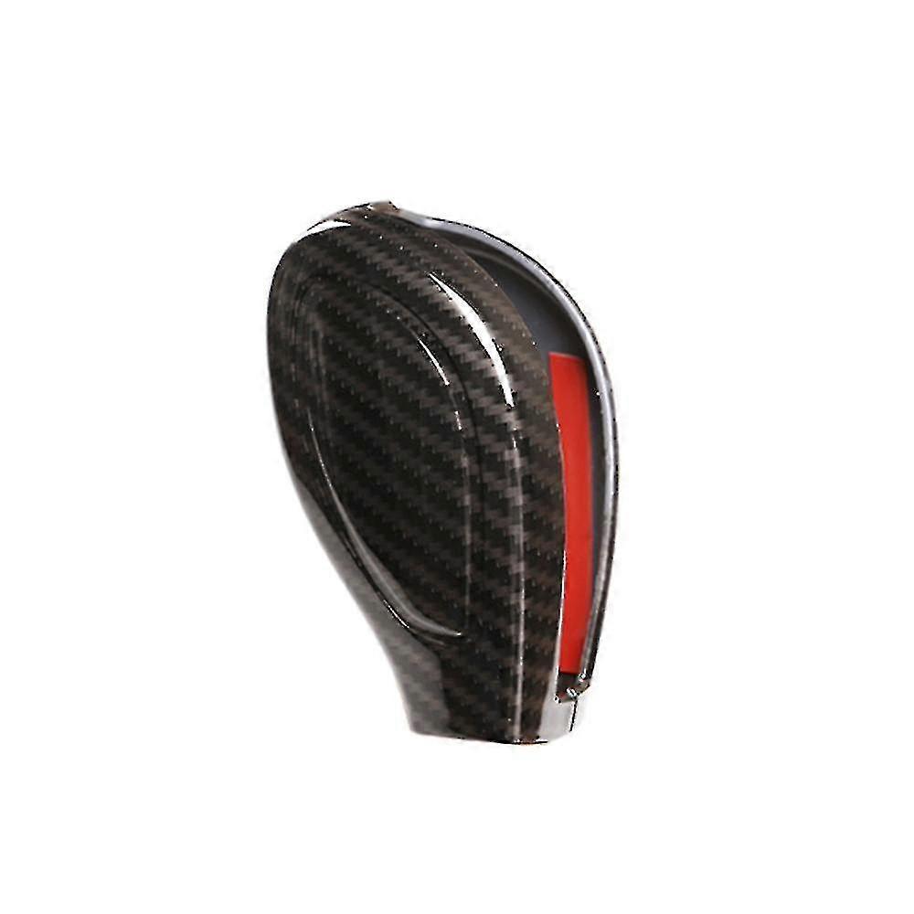 Car Gear Shift Knob Head Cover Trim Sticker(carbon )