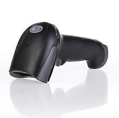 Handhold Barcode Scanner Fast Recognization Anti-slip Shockproof Ergonomic Scanner1pcs-black