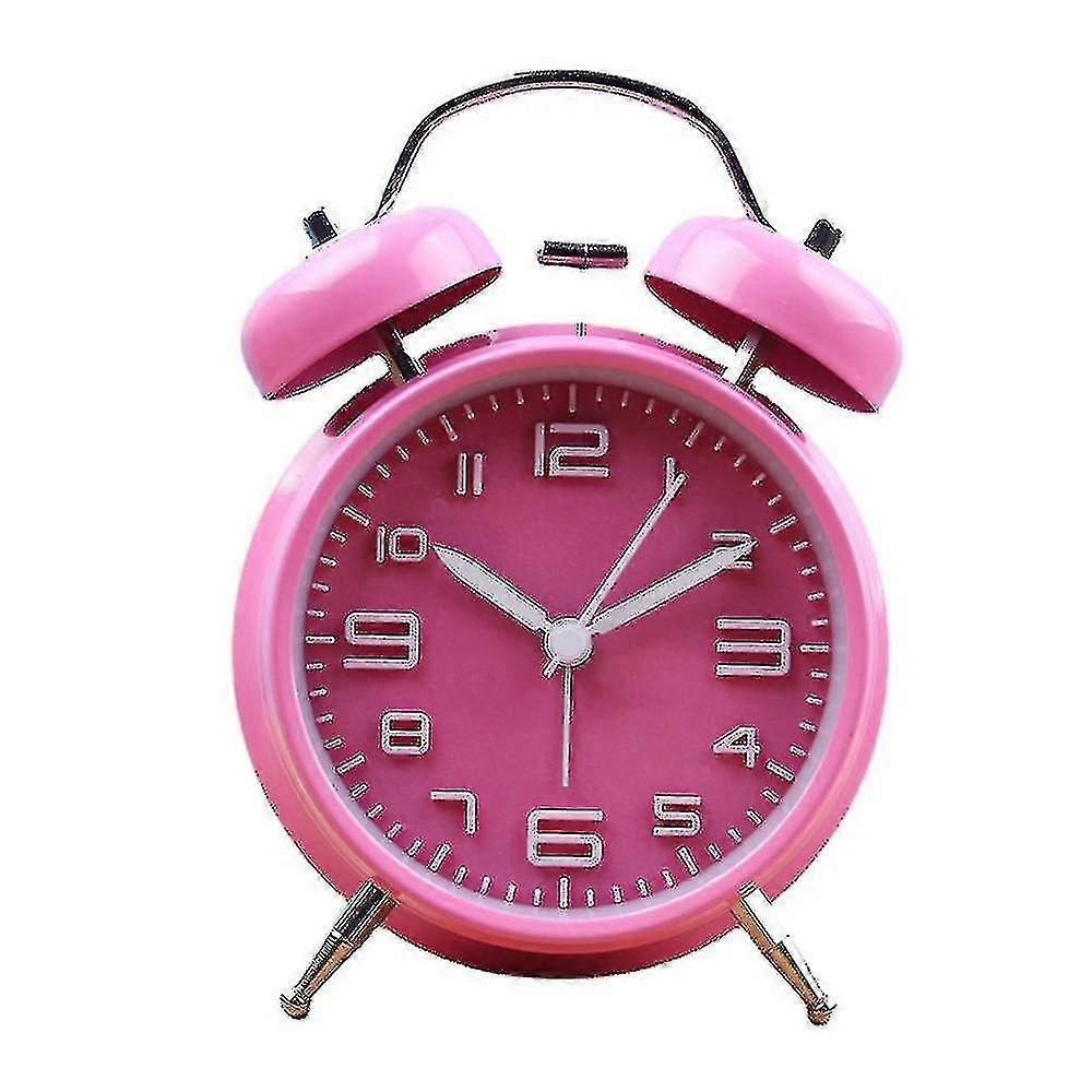 Classical Retro Twin Bell Alarm Clock With Backlight -aya