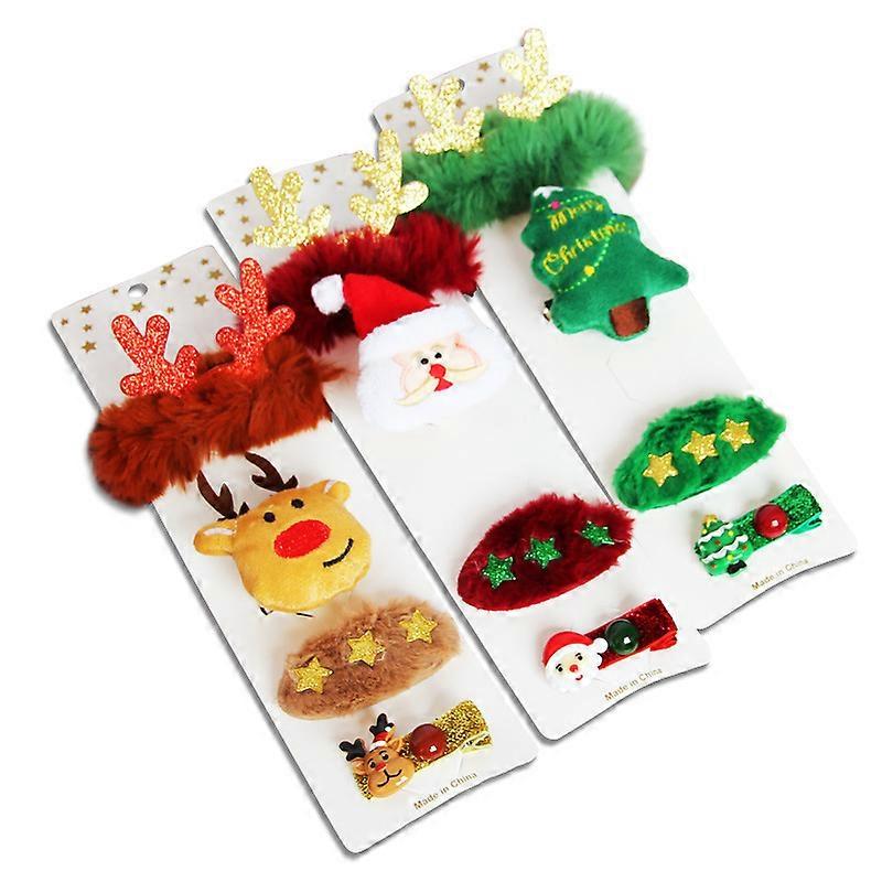 12PCS Christmas Hair Clips