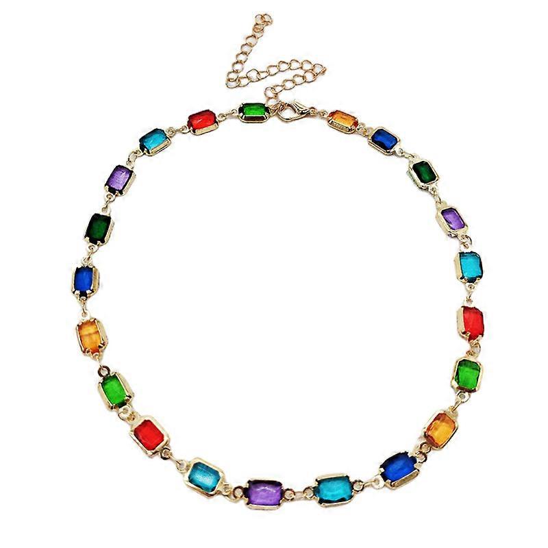 Necklace Rainbow Droplets