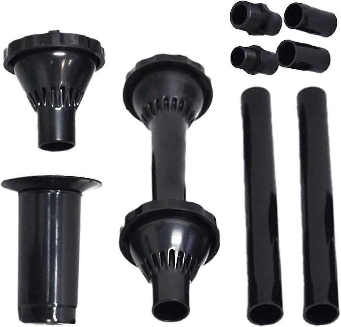 9 قطع نافورة صغيرة فوهة كيت ، نافورة فوهة تلميح نافورة رئيس كيت نافورة مضخة فوهة كيت 3 خيارات فوهة نافورة فوهة كيت بركة مضخة فوهة