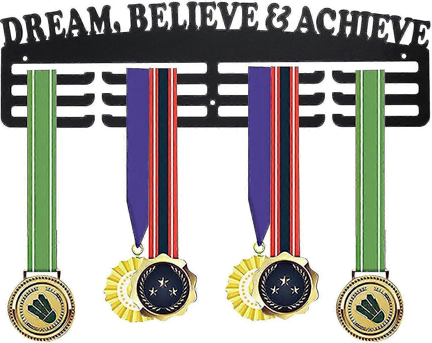 Race Award Display, Prize Ribbon Hanger Display For Wall, Large-capacity Sturdy Race Award Display Upgraded Award Holder Display With Simple Design Fo