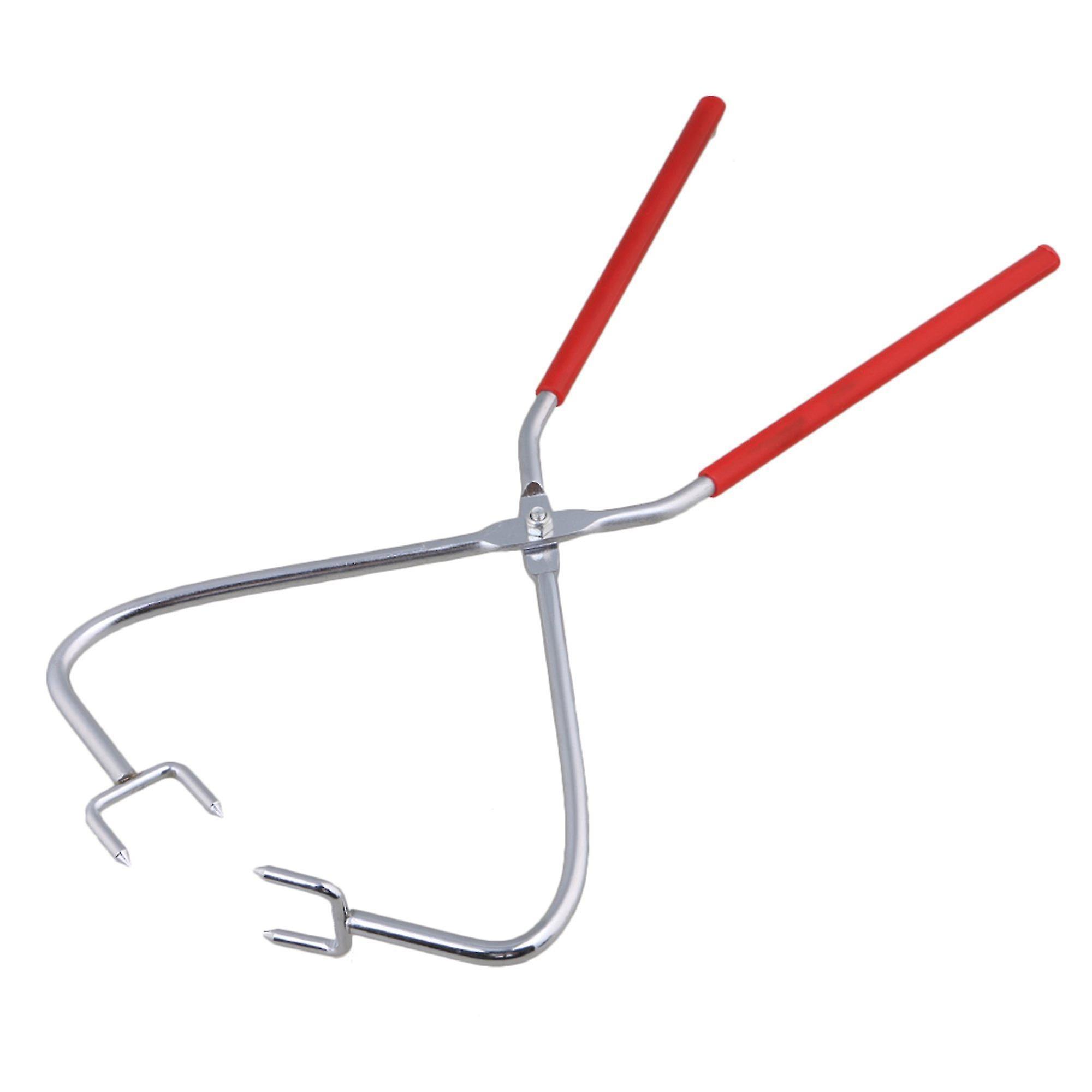 Ceramic Pottery Glazes Clay Modeling Sculpey Metal Dipping Tongs Pottery Tools Red Rubber Handle