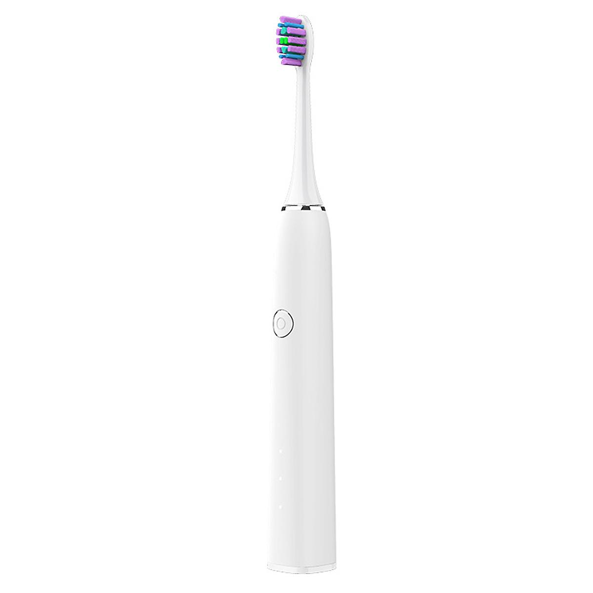 Electric Sonic Toothbrush with 3 Modes, 2 Replacement Brush Heads, 2 Minutes Automatic Timing Function, Ergonomic Design