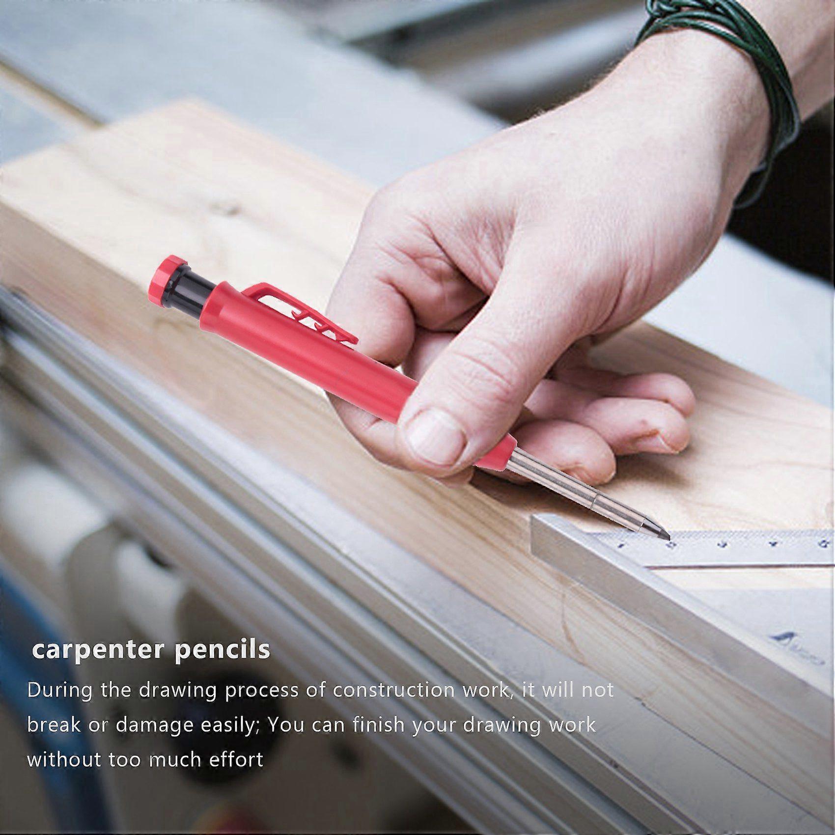 2 Carpenter Pencils 24 Mechanical Pencil Refill Construction Marker