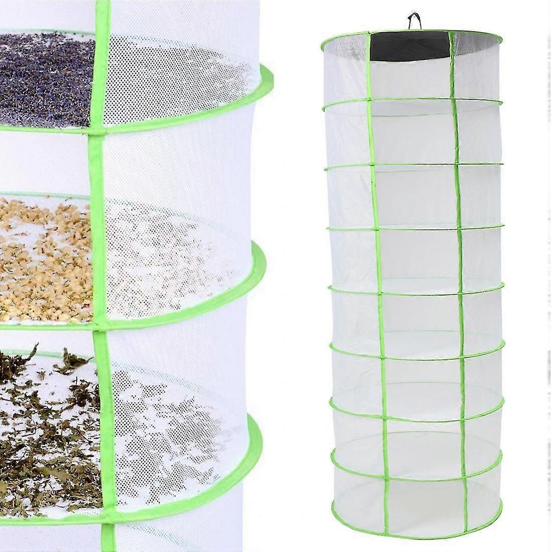 Herb Plant Bud Drying Net 8 Layer Shelf Dryer Hanging Rack Fast Drying Storage Net