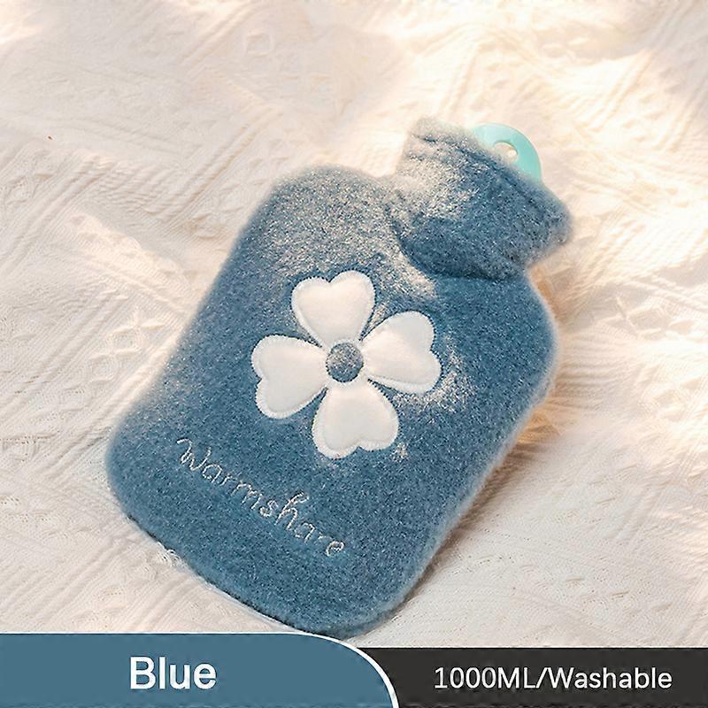 1000 ml Torba na gorącą wodę Ciepłe dłonie brzucha Śliczna torba na ciepłą wodę Ogrzewacz do rąk Kwiat