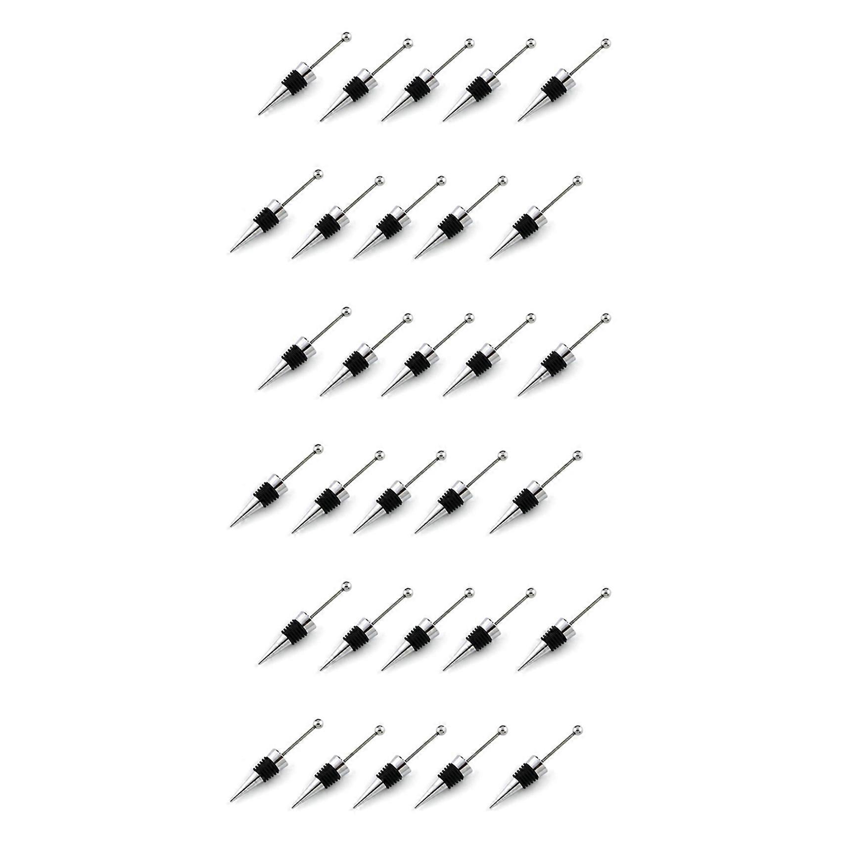 10Pcs Bead Rhinestone Lampwork Decorative Beaded Wine Bottle Stopper