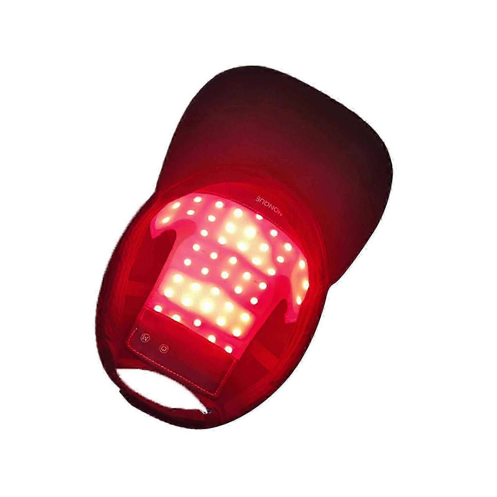 650nm אור אדום אינפרא אדום טיפול בשיער כובע צמיחת שיער לצמיחה מחדש של שיער נגד נשירת שיער מרגיע קרקפת טיפול כובע אנטי שיער