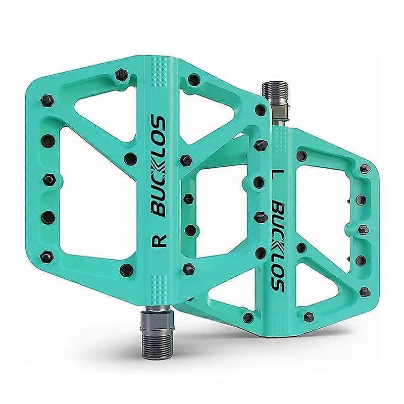 BUCKLOS MTB Bike Pedals Sealed Bearing Mountain Road Bicycle Flat Pedal Platform Ultralight 9 16'' Platform Pedals Bicycle Part