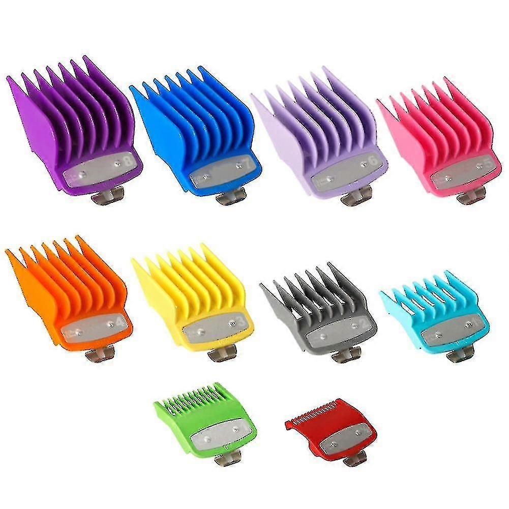 10pcs حراس المقص ل Wahl ، مع كليب من 1/16 بوصة إلى 1 بوصة