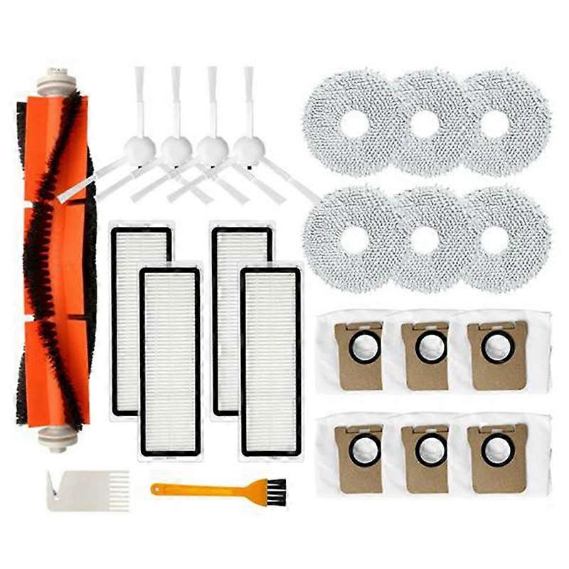 För Xiaomi Mijia OMNI Infinite Robot -Mopp 1S B116 Huvudsidoborste Filter Moppduk Dammpåse Reservdelar
