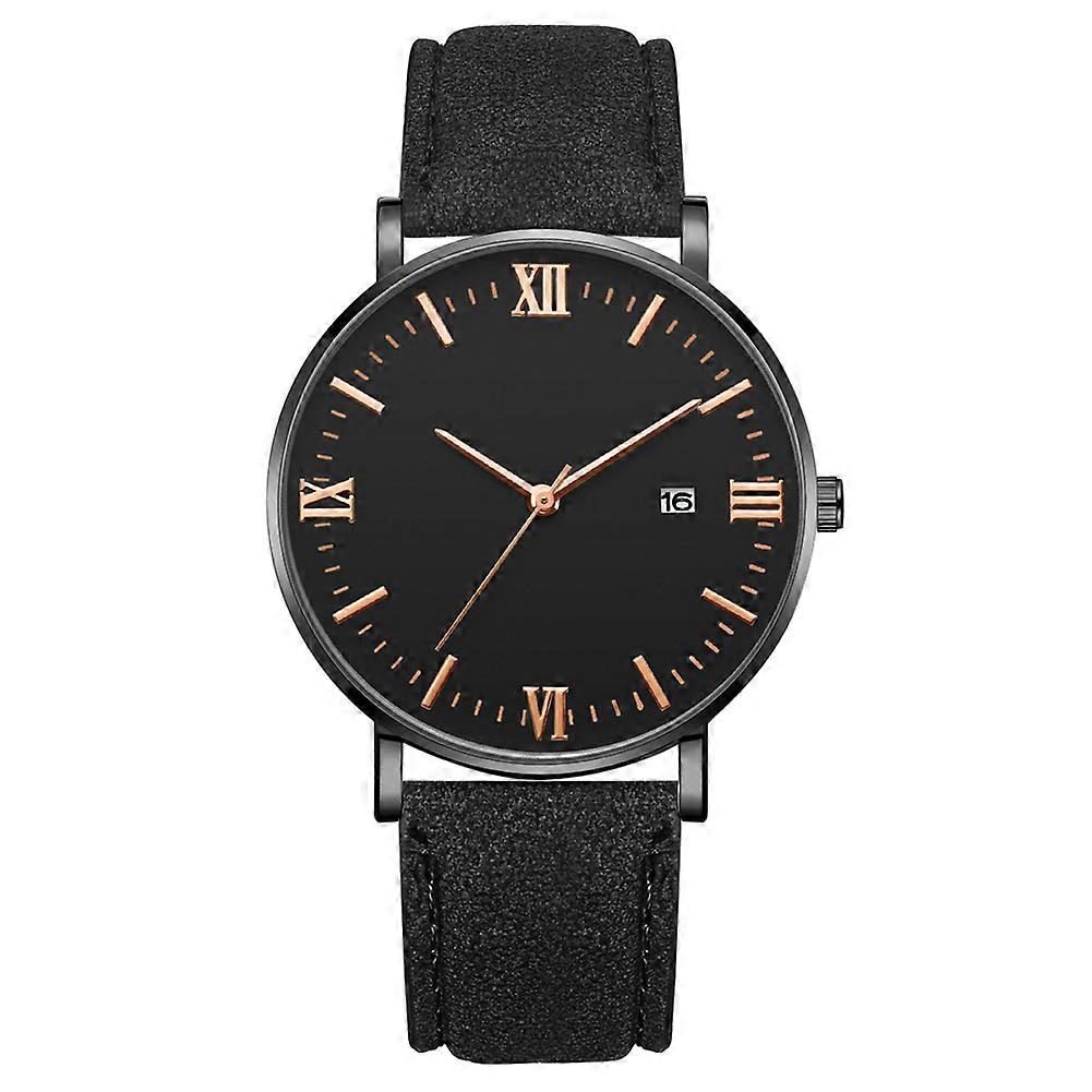 La modă stil simplu PU piele curea cuarț ceas manual decorare