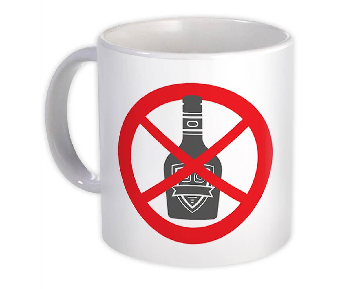 Gift Mug: No Drinking Sign Dry