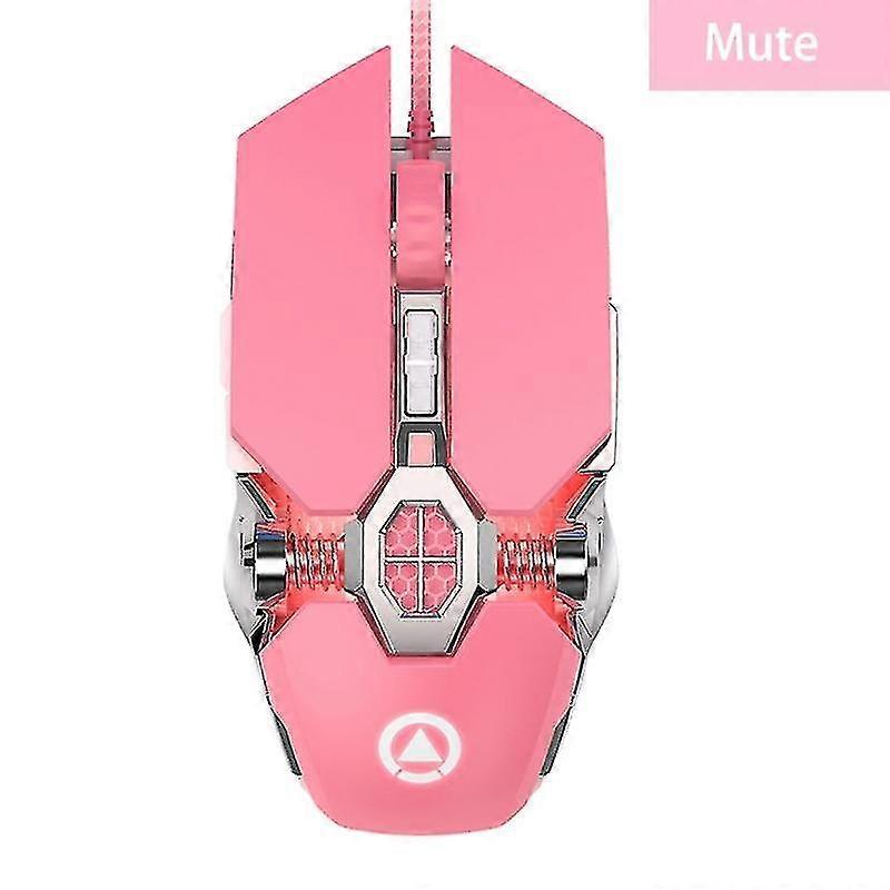 Wired Macro Programming Metal Mechanical Mouse Led Breathing Light 4 Gear Dpi Adjustable Desktop Computer Laptop Gaming Mouse