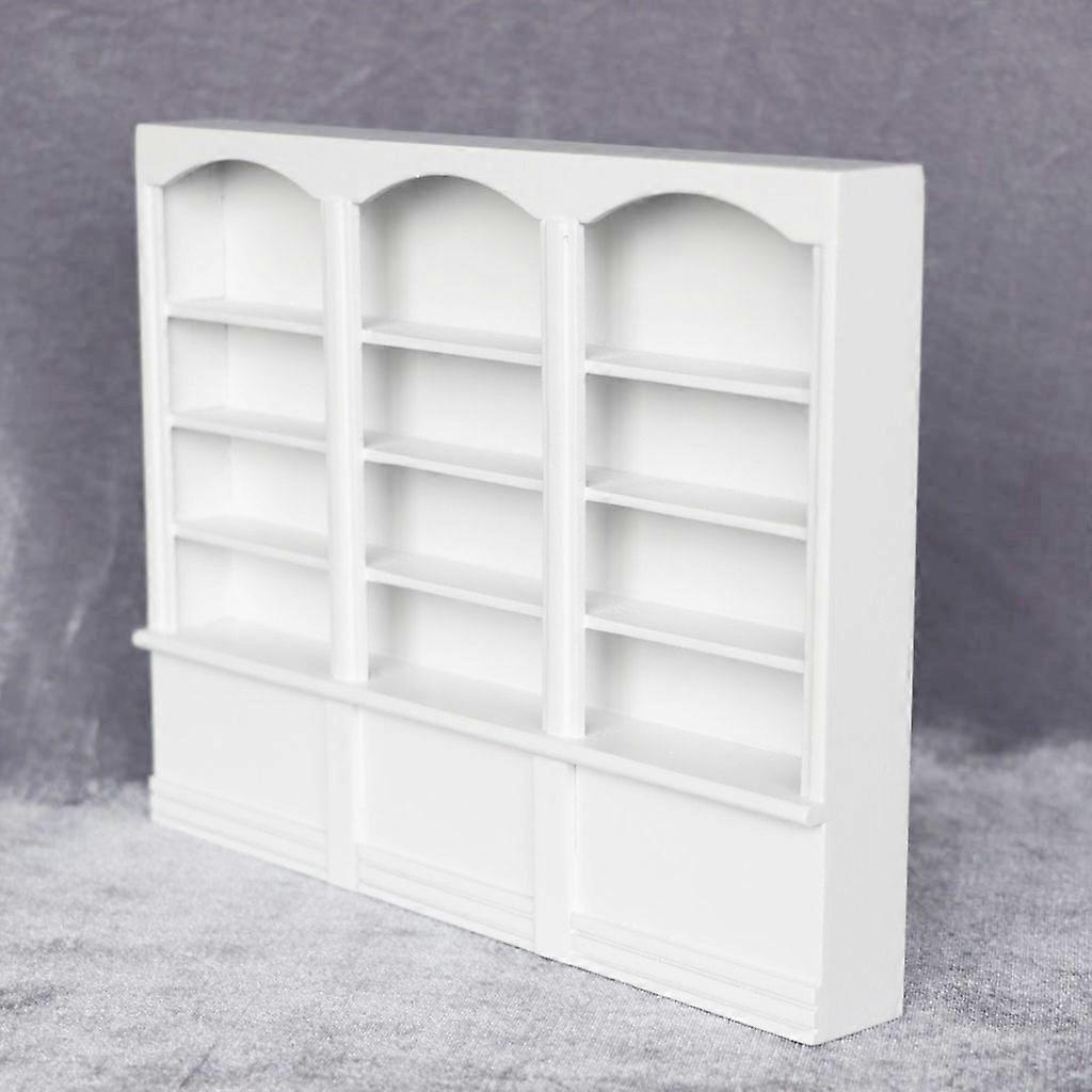 1/12 Scale Dollhouse Miniature Bookcase Showcase Display Cabinet Model