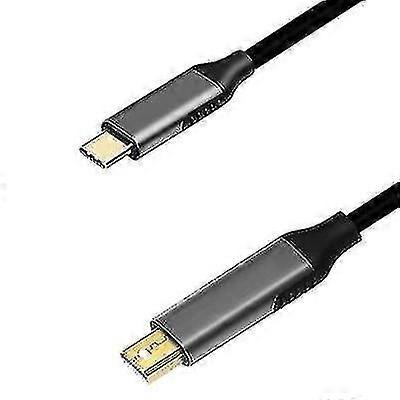 4k Portable USB C vers Mini Dp HD Câble - 6ft USB Type C Dp Cordon