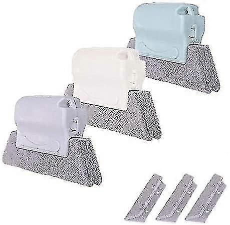 3pcs Window Groove Cleaning Brush, Hand-held Crevice Cleaner Tools