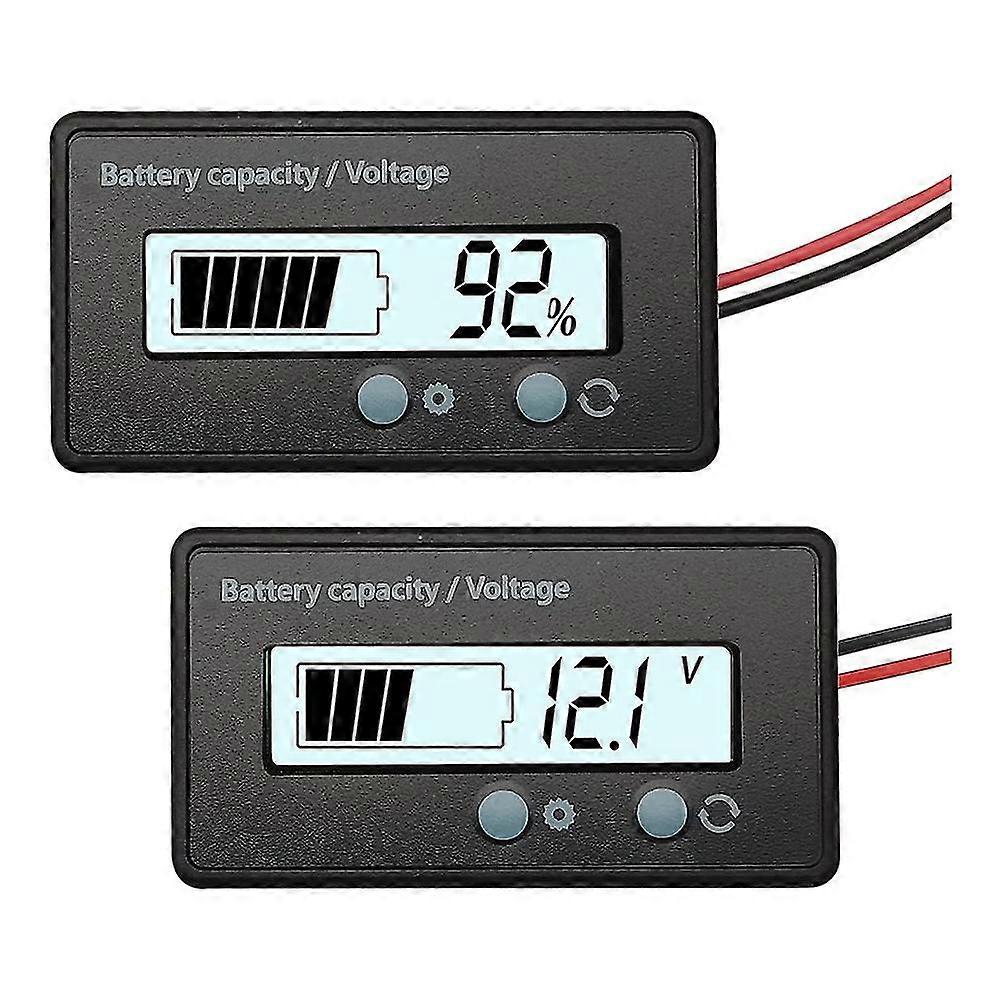 12v 24v 36v 48v 60v 72v 84v Golf Cart Voltage Meter,power Indicator Instrument Display,acid And Lithium Ion Indicators A