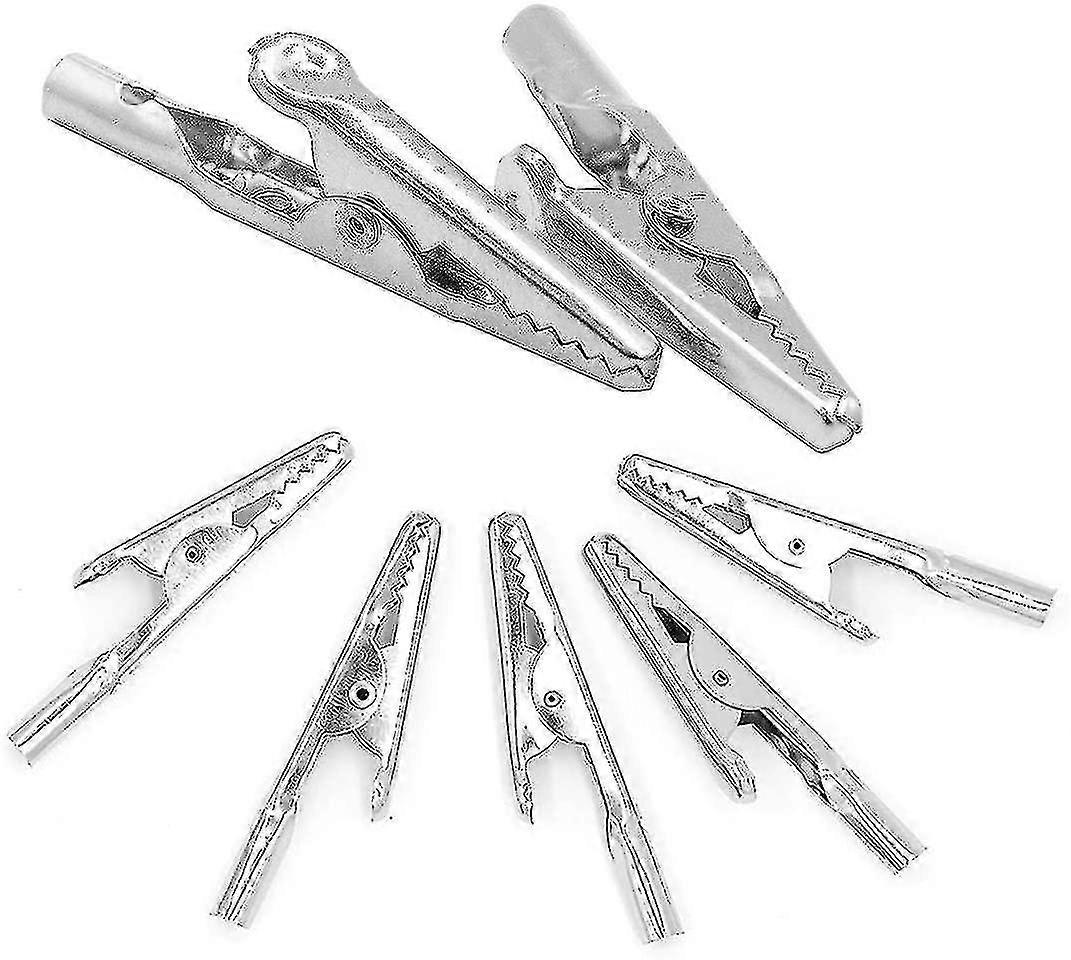 50 st metallkrokodilklämmor 2 tum / 51 mm lång krokodilklämma 50 st metallkrokodilklämmor 2 tum / 51 mm lång krokodilklämma kontakt-