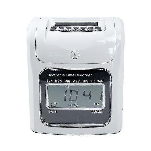 Jwl-w-s1 Digital Time Recorder Attendance Punch Card Time Clock Office Staffs Check In Punching Machine