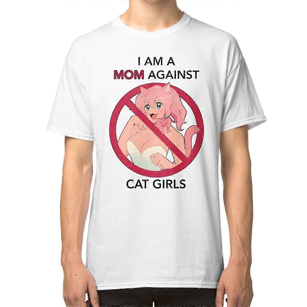 JEG ER EN MOR MOD KATTEPIGER T-SHIRT