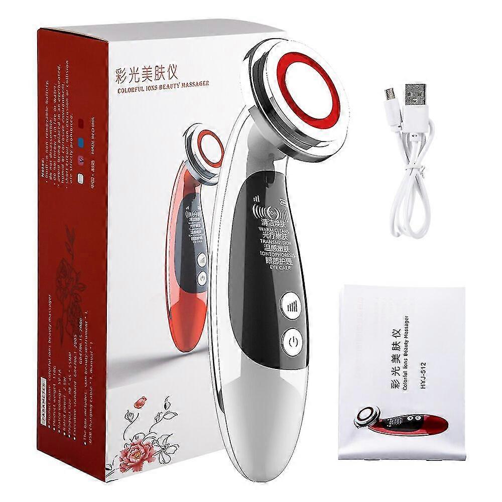Led Facial Massager Skin Rejuvenation Mesotherapy Radio Frequency Led Photon Face Lifting Tighten Wrinkle Removal Skin Care Tool