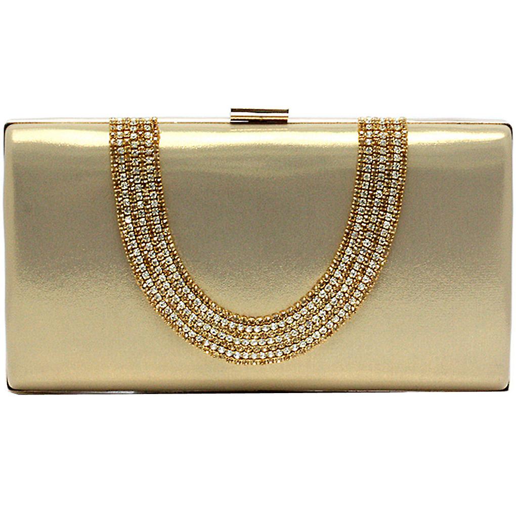 Pu Crystal Diamond Sequin Evening Bag