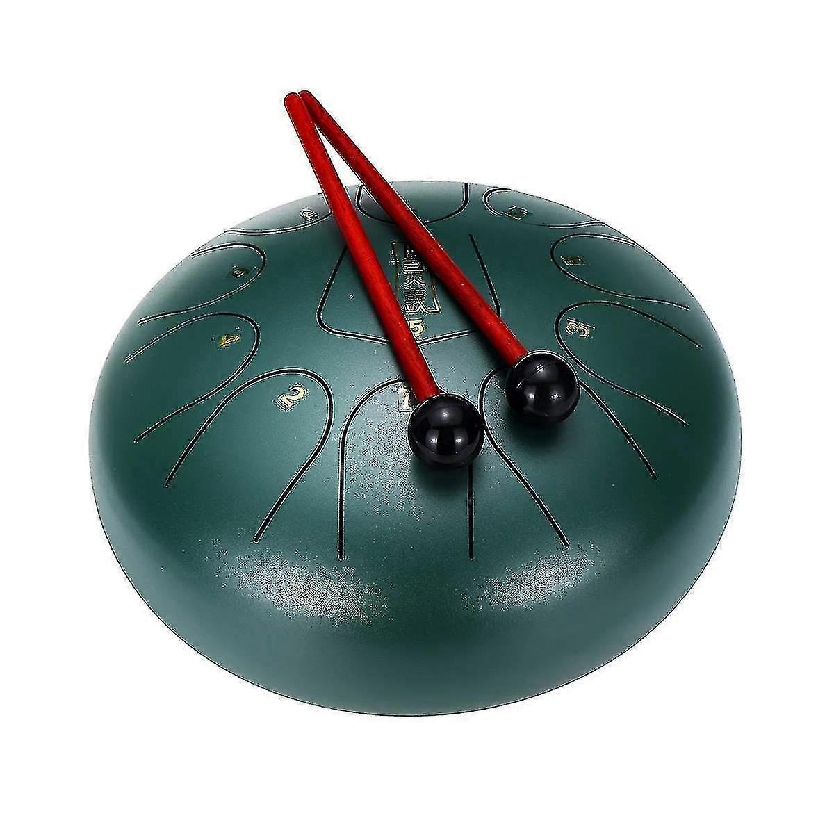 10 Inch Steel Tongue Drum 11 Notes Steel Tongue Drums Handpan Musical Percussion Instrument