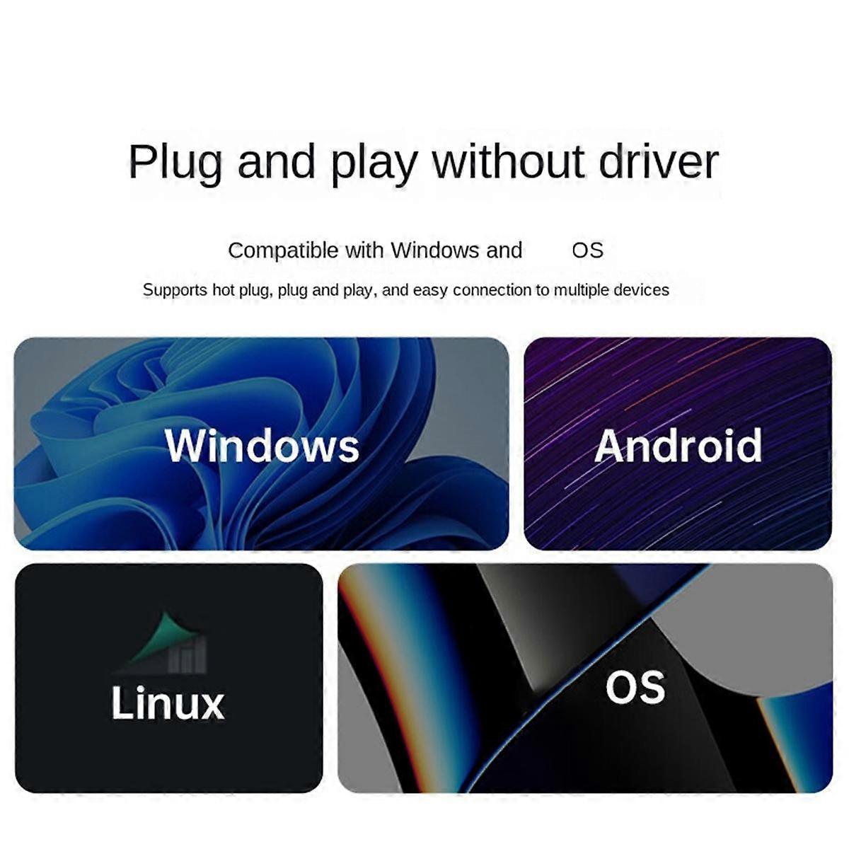 M.2 NVMe SATA SSD Enclosure USB External 10Gbps to USB Adapter Support for NVMe and SATA SSD B