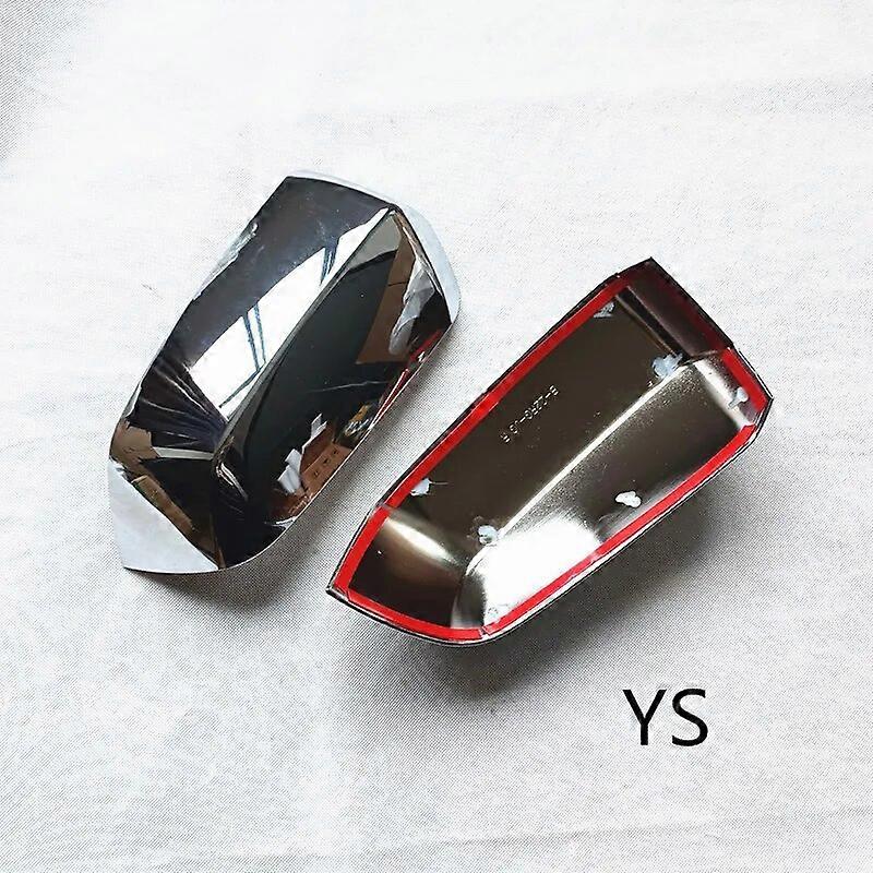 For Ford Ranger 2023 2024 Accessories Car Rear Side View Rearview Mirror Cover Trim Plastic Chrome  Imitation Carbon FiberMotor Vehicle Mirrors