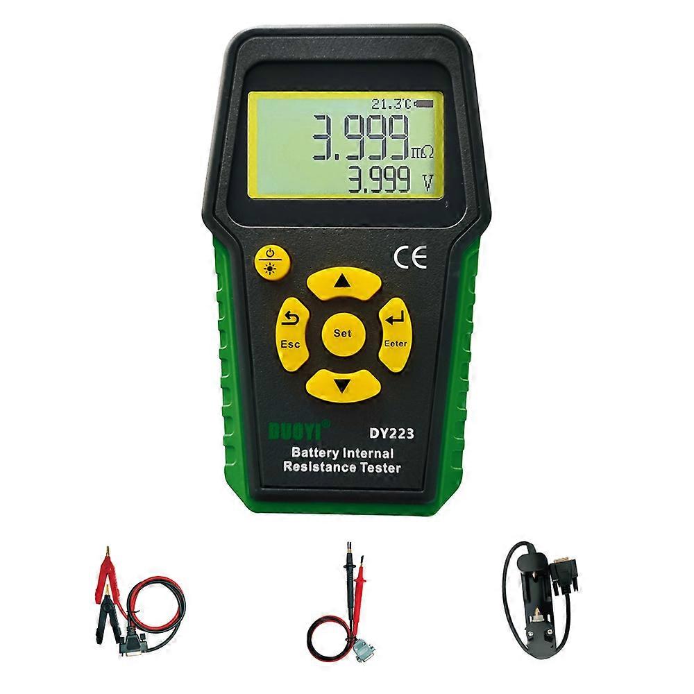 Battery Internal Resistance Tester Automatic shutdown Battery Analyzer Large Digital Dispaly Screen with Backlit Battery Voltage Detector