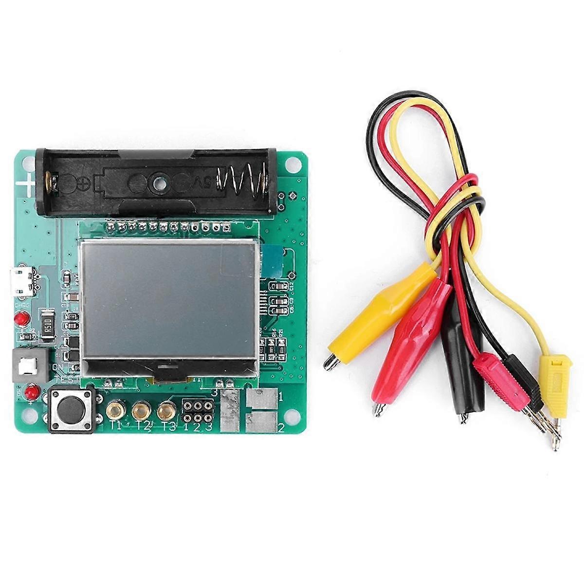 3,7 V ESR-Messgerät Wiederaufladbare Induktivität Kondensator-Tester Lithium-Batterie-Induktivitäts-Kapazitätsmessgerät DIY MG328