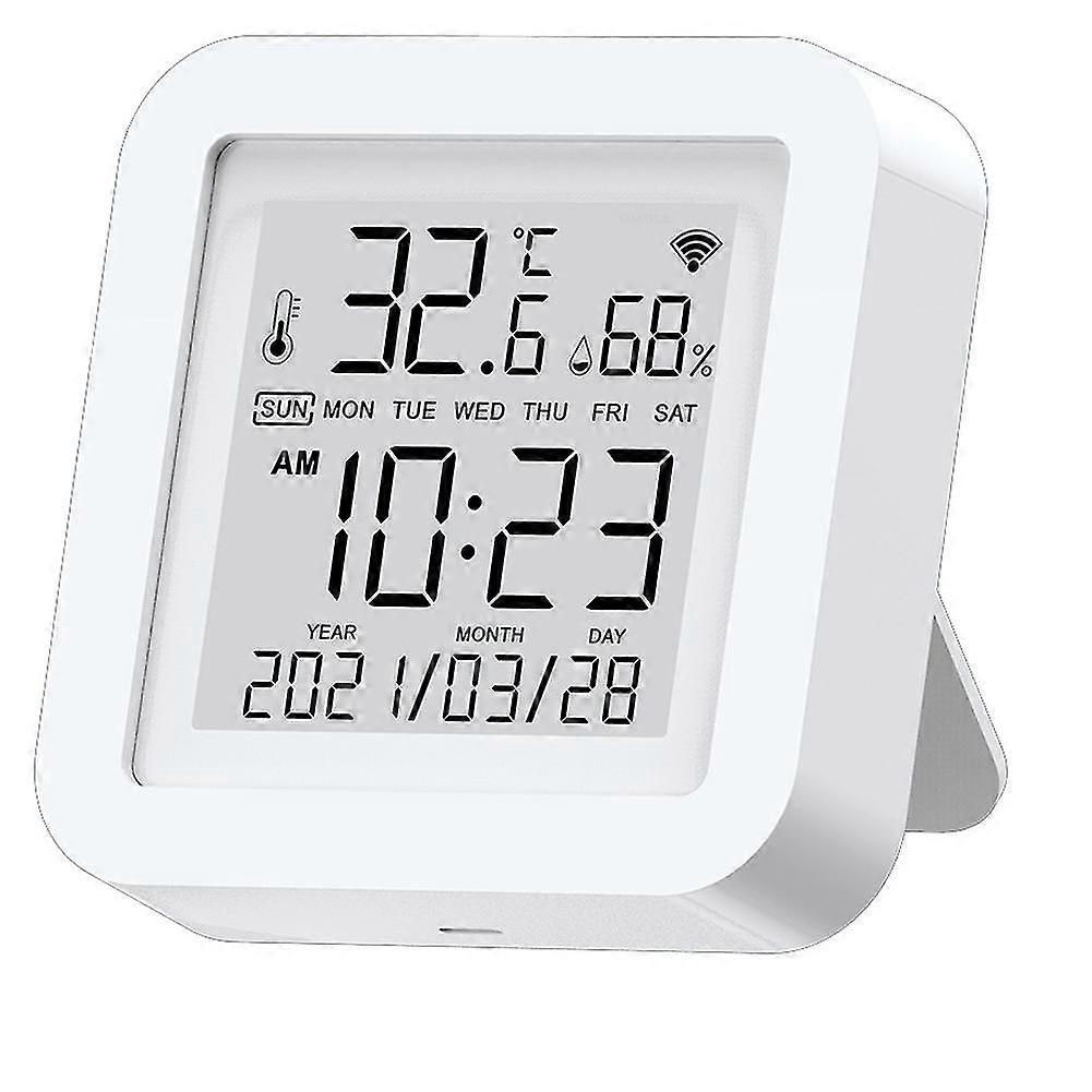 Tuya Wifi Temperature & Humidity Sensor For Smart Life Tv For Google Assistant