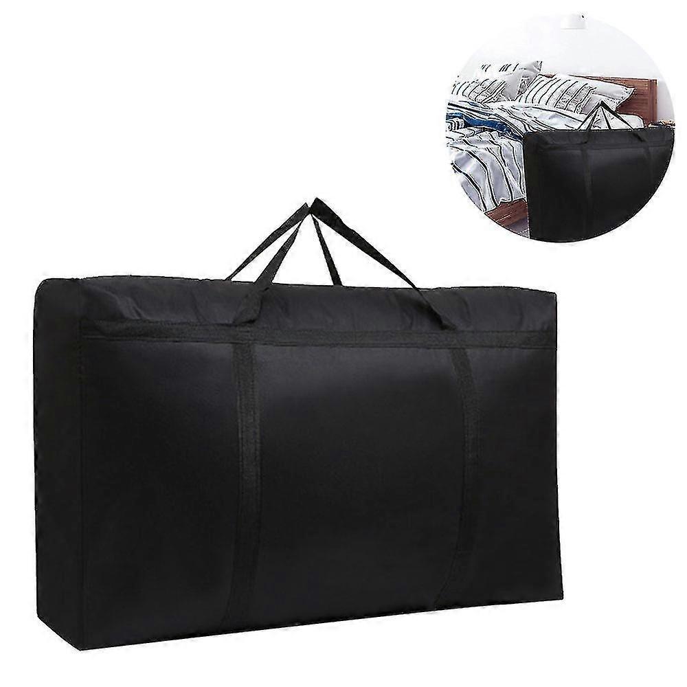 150l Large Zipper Comforter Storage Bags, Folding Clothes Storage Bag