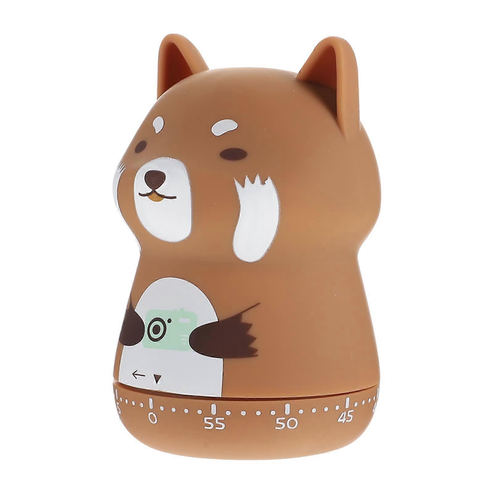 Mechanical Fish Shaped Kitchen Timer - For Home, Kitchen - Beige
