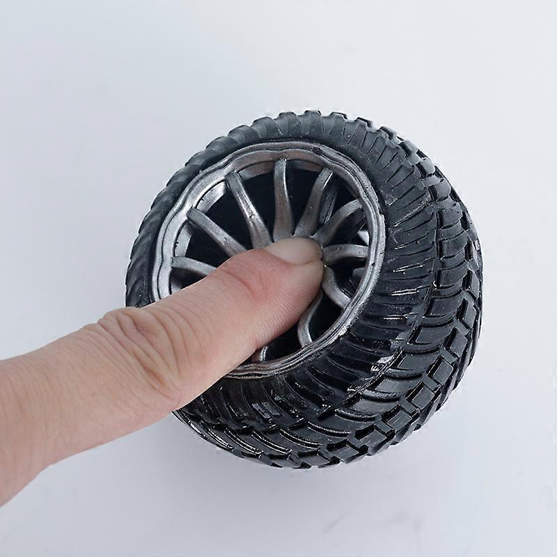 Glow-In-The-Dark Stress Ball - Creative 3D Wheel Design with Hollow Texture for Stress Relief and Fidgeting