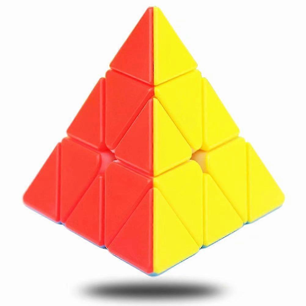 Pyramídová kocka bezlepkové kocky rýchlosti 3x3x3 Pyraminx Rubix Cube Triangle Magic Cube Puzzle Hračky