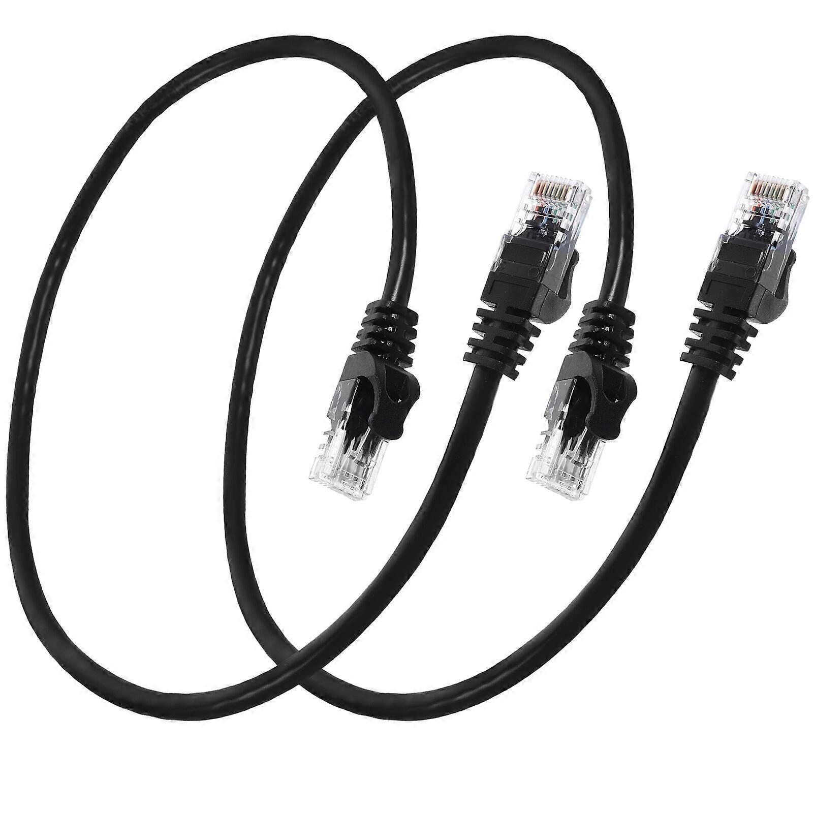 2Pcs Network Cable Cat6 Networking Cord Computer Network Cable Internet Cable