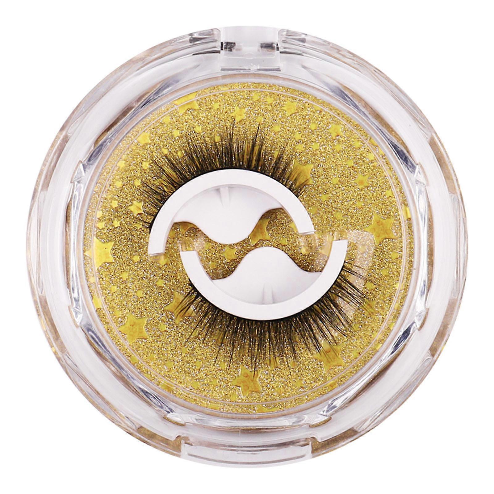 Reusable Self Adhesive Eyelashes No Glue or Eyeliner Needed Stable False Lashes
