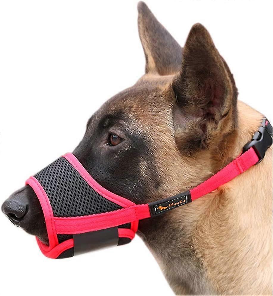 Dog Muzzle Dog Muzzles Breathable Mesh and Durable Nylon Dog Muzzle with Adjustable Loop and Soft Pad Dog Training Muzzle Prevent for Barking Biting a