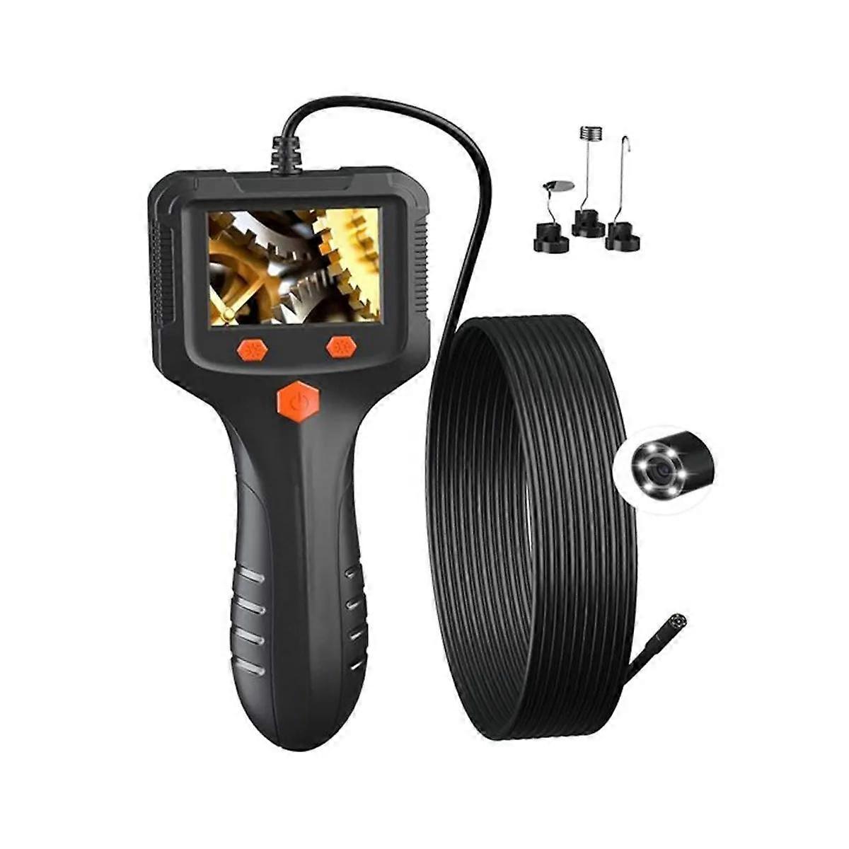 8mm HD Endoscope Camera 1080P IP67 Waterproof Camera Rigid Cable Pipe Sewer Detect Car Borescope