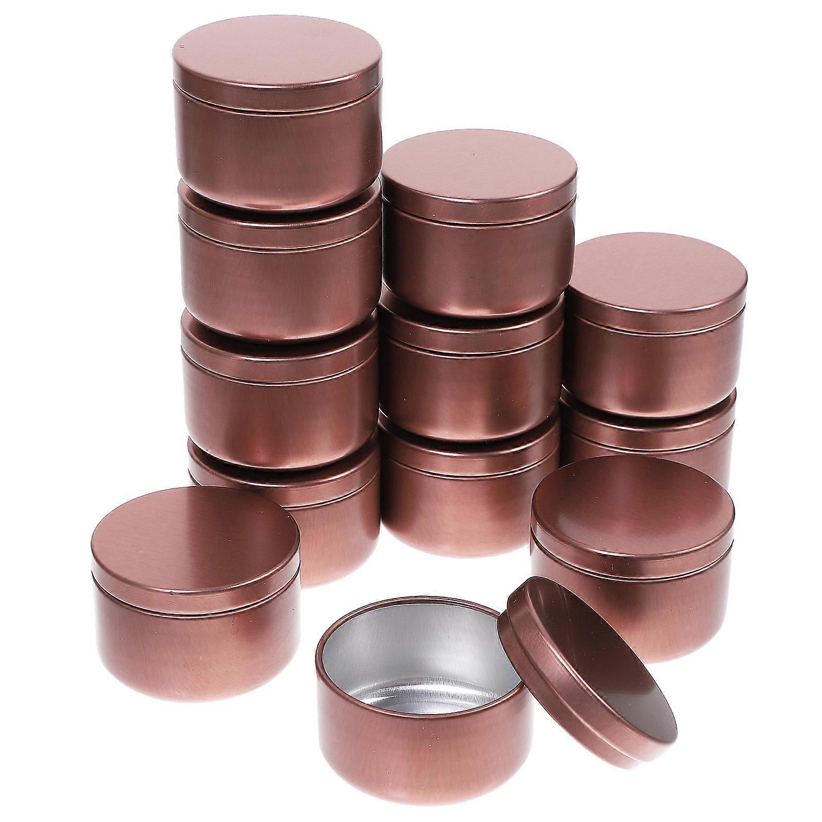12pcs Candle Aluminum Can 50ml Empty Candle Jar Candle Storage Container