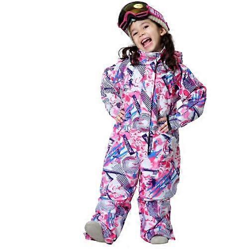 Winter Kids Snowsuit One Piece Winter Jumpsuit for Mountain Ski
