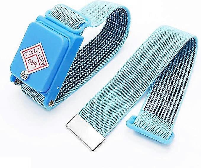 Wireless Anti-static Bracelet Cordless Anti-static Strap Anti-static Cordless Wrist Strap 5 Pieces Blue