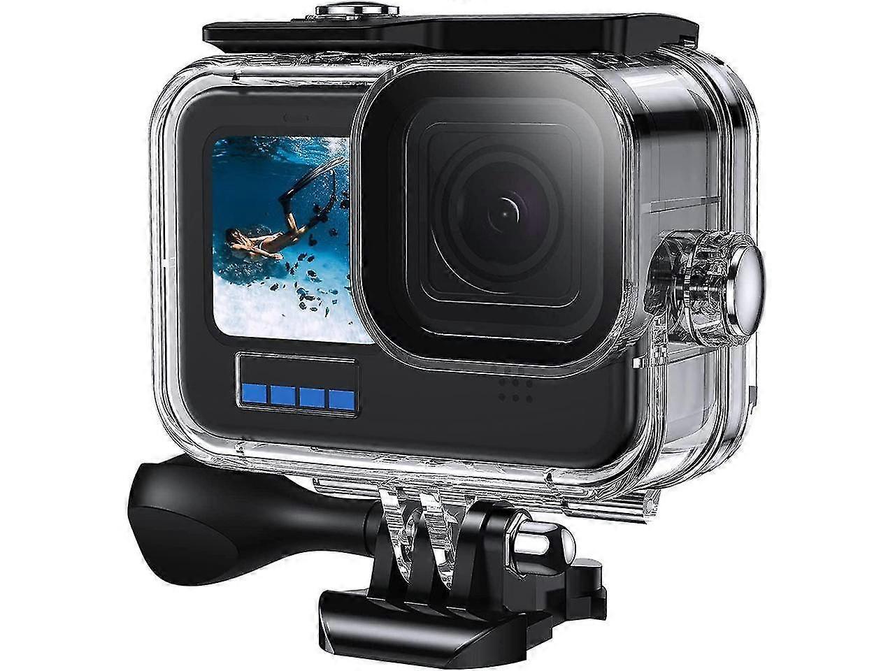Waterproof Case For Gopro Hero 11 / Gopro Hero 10 / Gopro Hero 9 Black, 60m/196ft Underwater Protective Dive Housing Shell With Bracket Mount Accessor