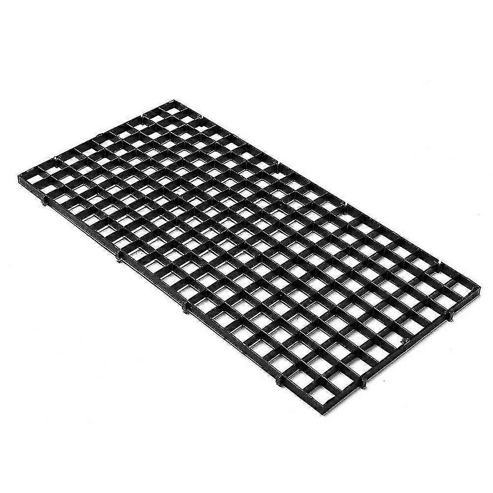 4pcs Durable Plastic Fish Grid Divider Tray Egg Crate Aquarium Tank Filter Bottom Isolate Pane