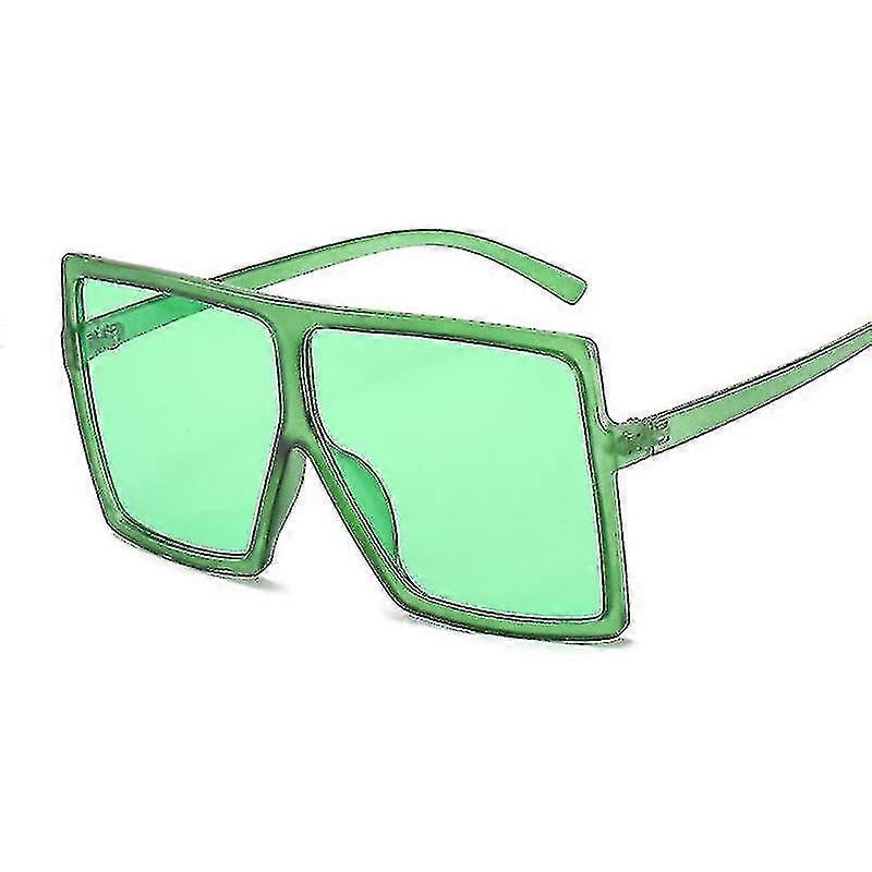 Oversized S Kvinder Solbriller Fash Square Briller