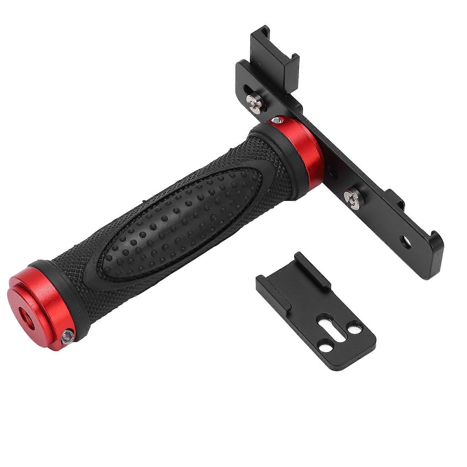 1/4 Inch Handle Grip Stabilizer Holder Stand Handheld Tripod for Action Camera LED Video Light Smartphone